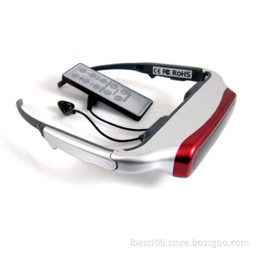 80 Inch None Radiation Video Glasses with True Color Micro LCD Panel 640 X 480